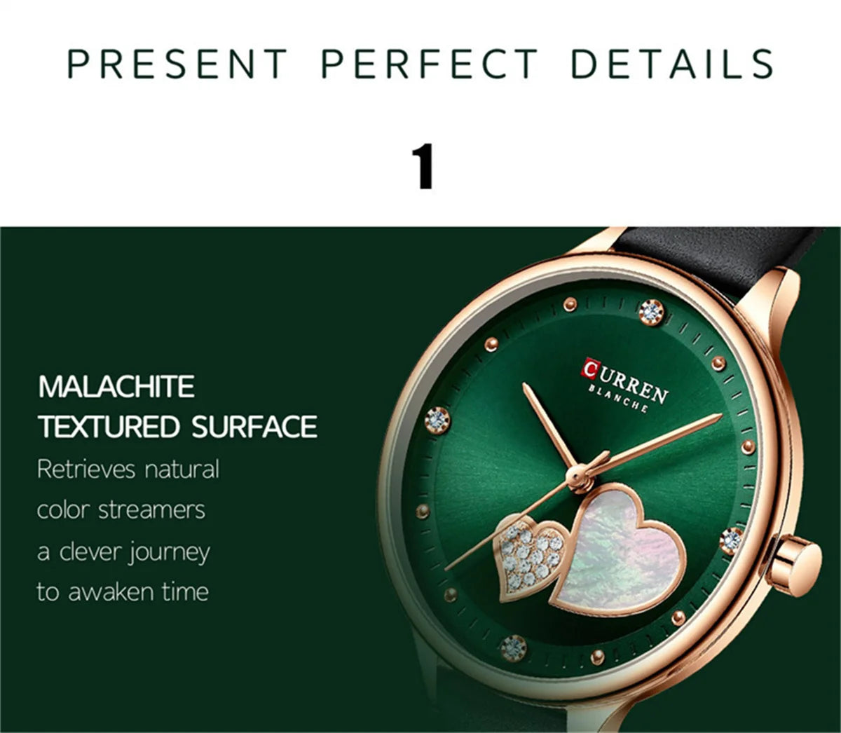 Curren 9077 watches for woman Top Brand Luxury Female Waterproof Clock Leather Bracelet Love Ladies Wristwatch reloj mujer