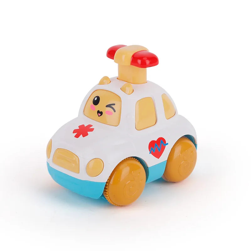 Baby Animal Car Toys Toddler Press and Go Cars Pull Back Car Light Up Toys Wind-up Cars for Kids 1 2 Year Old Boy Birthday Gifts