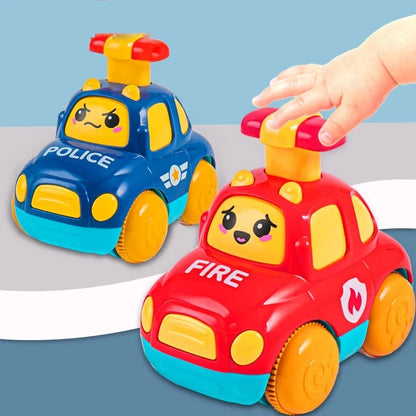Baby Animal Car Toys Toddler Press and Go Cars Pull Back Car Light Up Toys Wind-up Cars for Kids 1 2 Year Old Boy Birthday Gifts